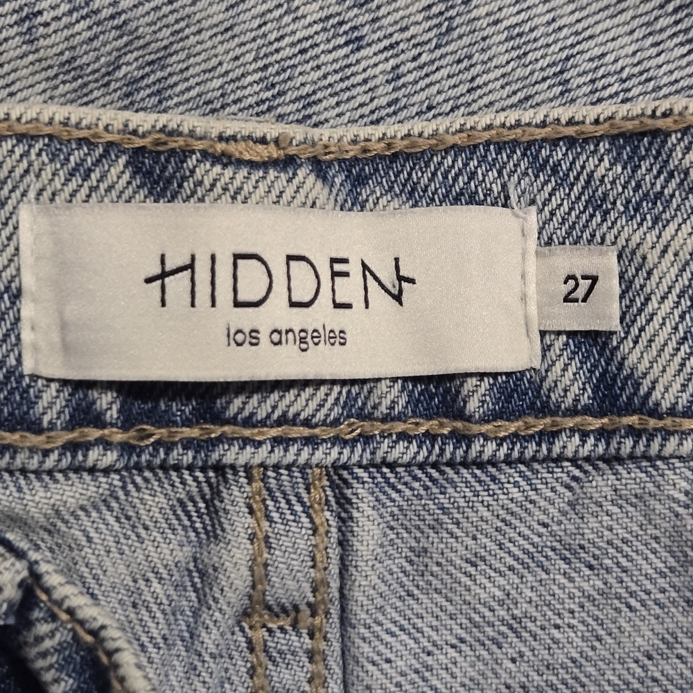 Hidden “Logan” NWT Women’s Light Blue Distressed Jeans - Picture 13 of 13